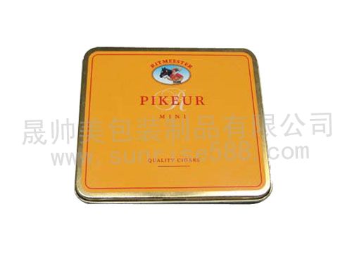 The 91x83x95mm poker tin box