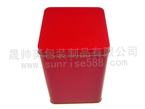 110mm茶叶罐-马口铁方罐食品罐